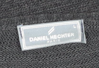 Daniel Hechter Women's Black V-Neck Pullover Jumper - L