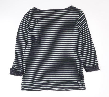 Laura Ashley Women's Striped Pullover Jumper Size 12