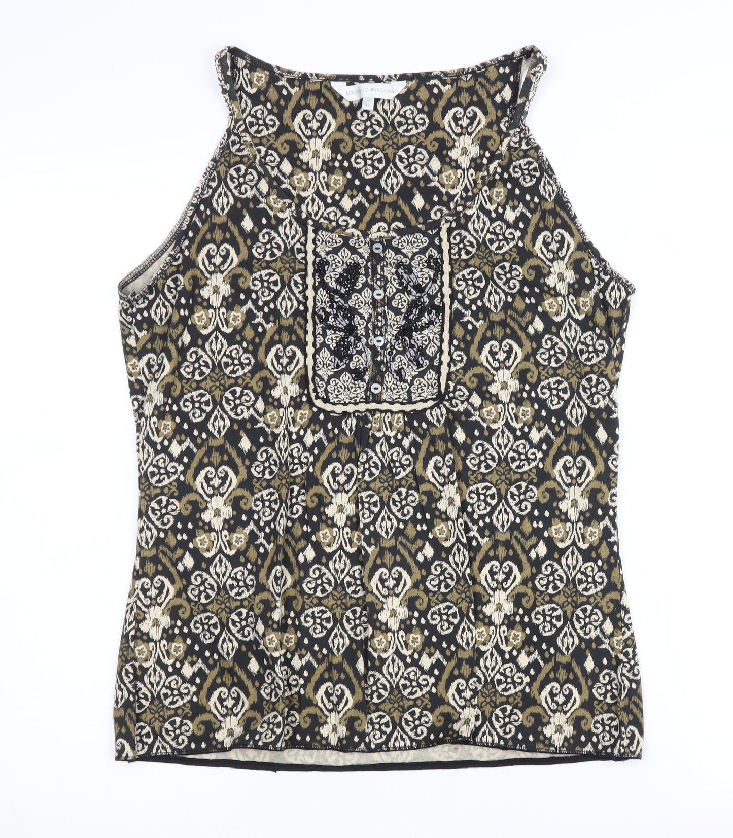 Rocha John Rocha Women's Multicoloured Blouse Size 12