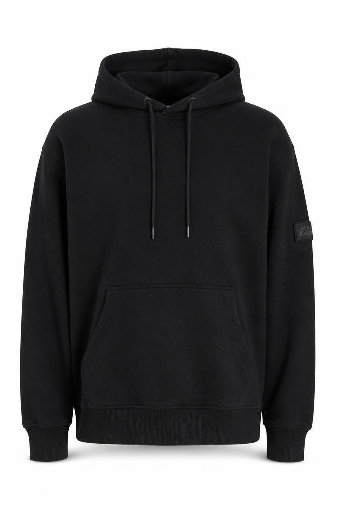Jack & Jones Men's Black Pullover Hoodie - S