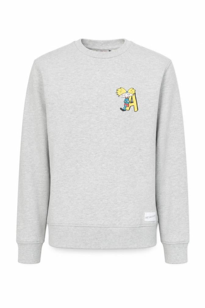 Topman Men's Grey Hey Arnold Sweatshirt Medium