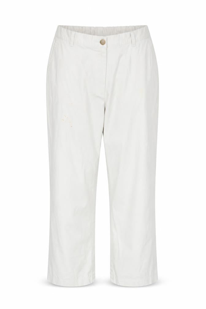 Lands' End Women's Ivory Chino Trousers Size 16