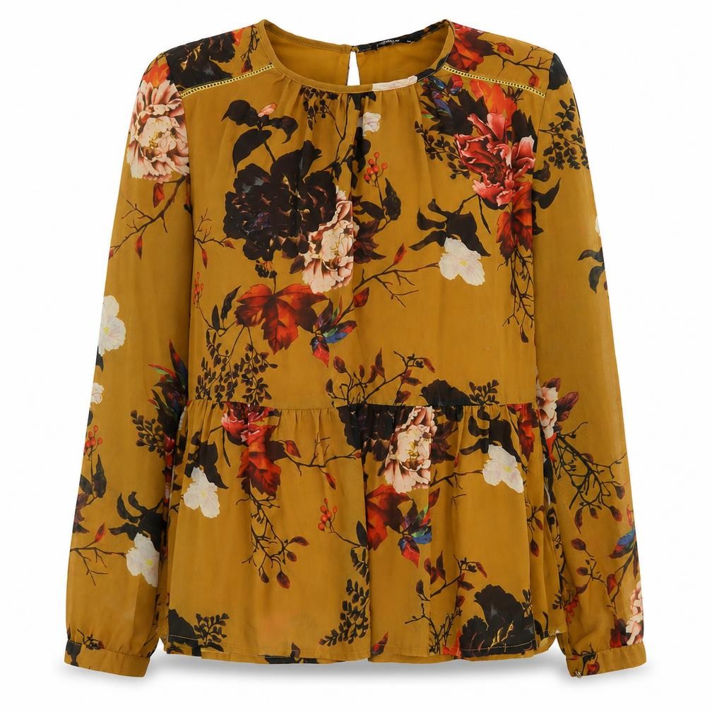 ONLY Women's Multicoloured Floral Blouse Size 10