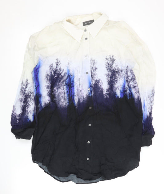 Mint Velvet Women's Multicoloured Button-Up Shirt