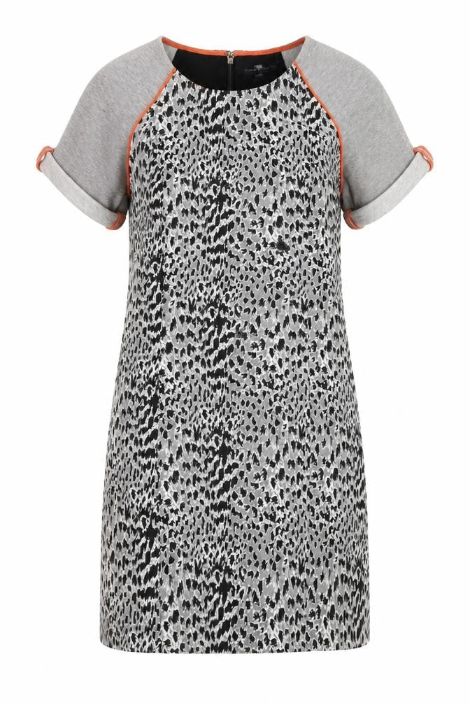 French Connection Women's Animal Print Shift Dress