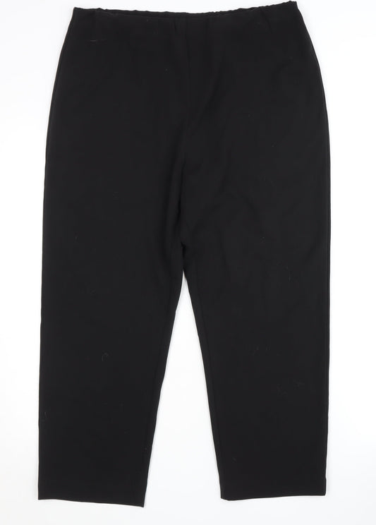 ISLE Women's Black Trousers Size 14