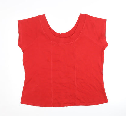Additional front view of Principles Red Women's T-Shirt, size 20