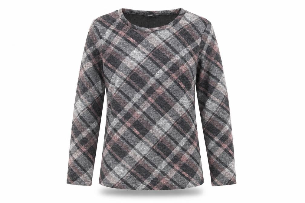 Roman Women Multicoloured Plaid Pullover Jumper Size 10
