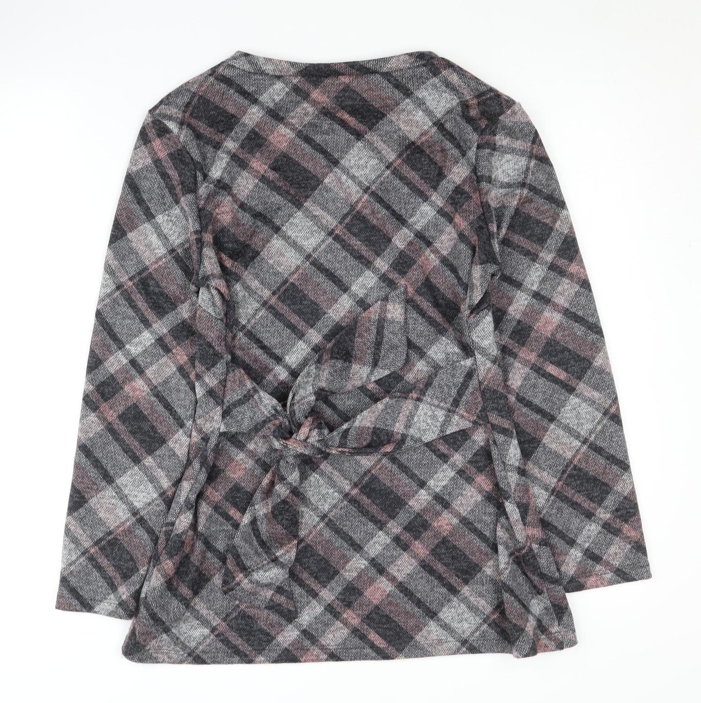 Roman Women Multicoloured Plaid Pullover Jumper Size 10