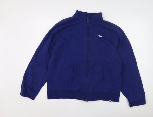 BAM Men’s Blue 2XL Basic Jacket, Casual Full Zip