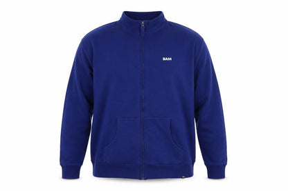 BAM Men’s Blue 2XL Basic Jacket, Casual Full Zip