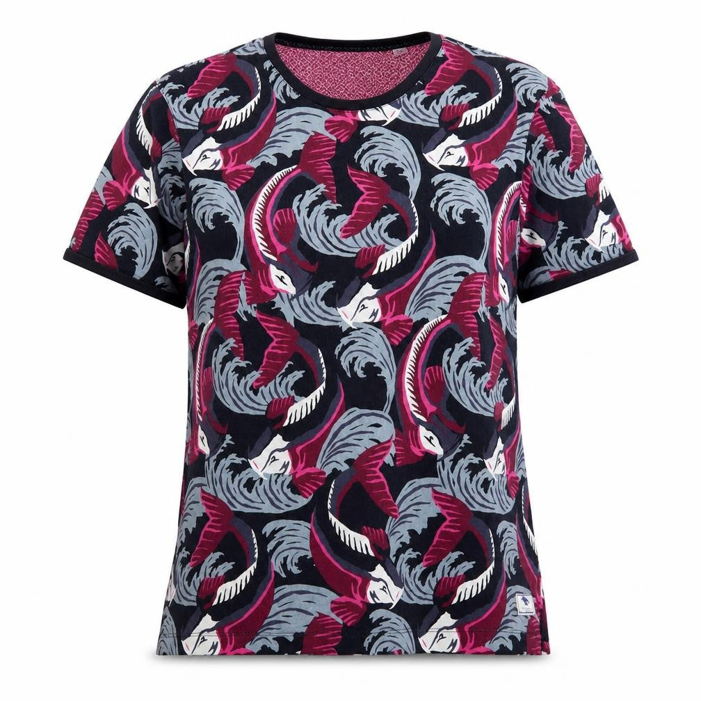 Ted Baker Women's Multicoloured T-Shirt, Size 12, Geometric