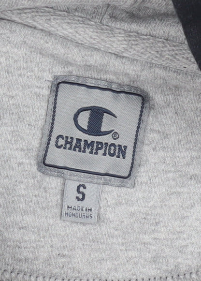 Champion Men's Black Pullover Hoodie, Size S, Logo Accent