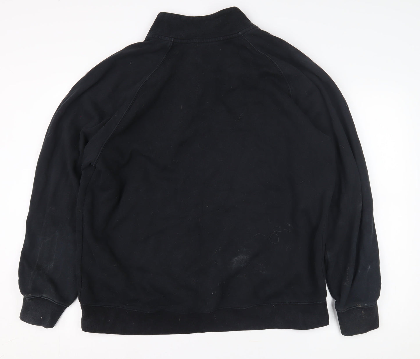 Nike Men's XL Black Full Zip Sweatshirt with Logo