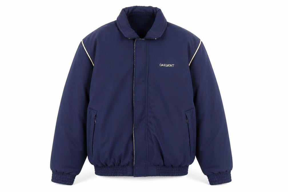 Oakmont Men's XL Blue Reversible Jacket - Classic Style