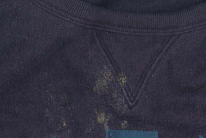 Gap Women's Blue Pullover Logo Sweatshirt M Casual