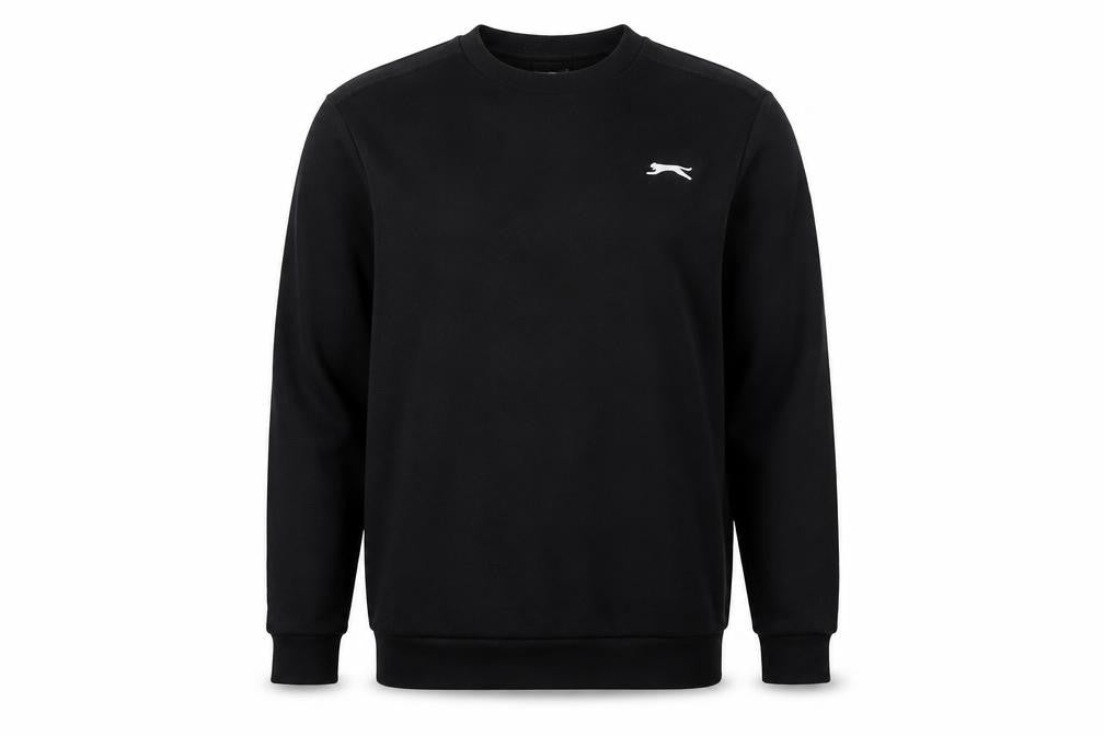 Slazenger Men's Black Pullover Sweatshirt - M