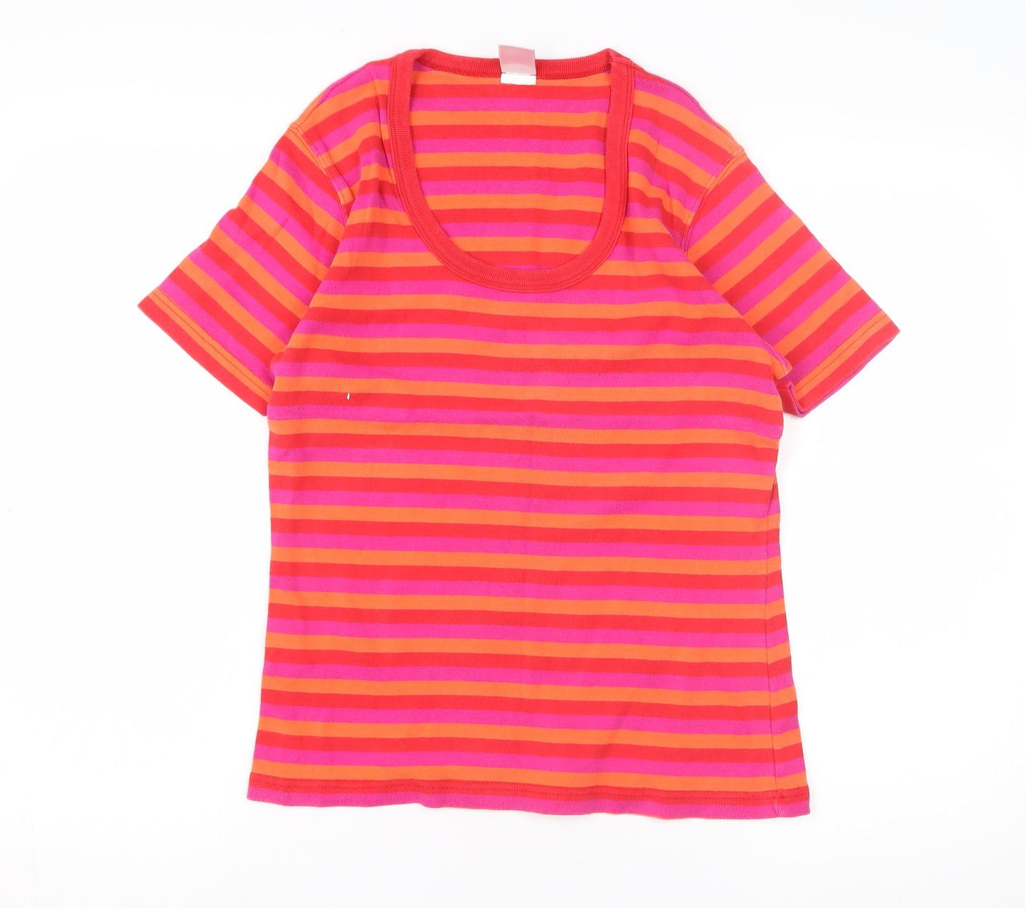 Country Casuals Women's Multicoloured Striped T-Shirt