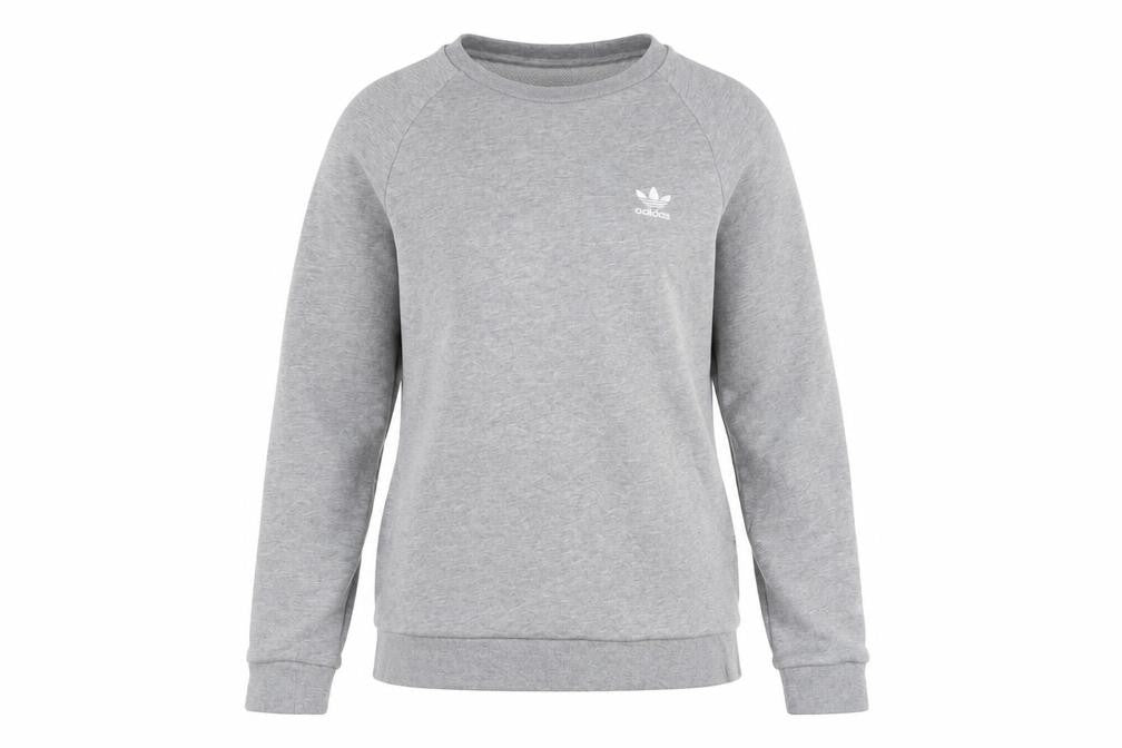 Adidas Grey Women's Sweatshirt - Classic Style L