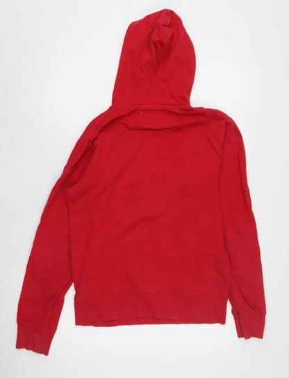 Deluxe Mens Laundry Red Pullover Hoodie S