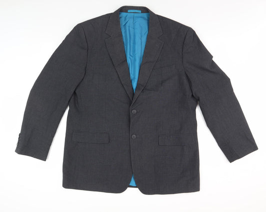 Greenwoods Mansize Black Blazer for Men, 2XL