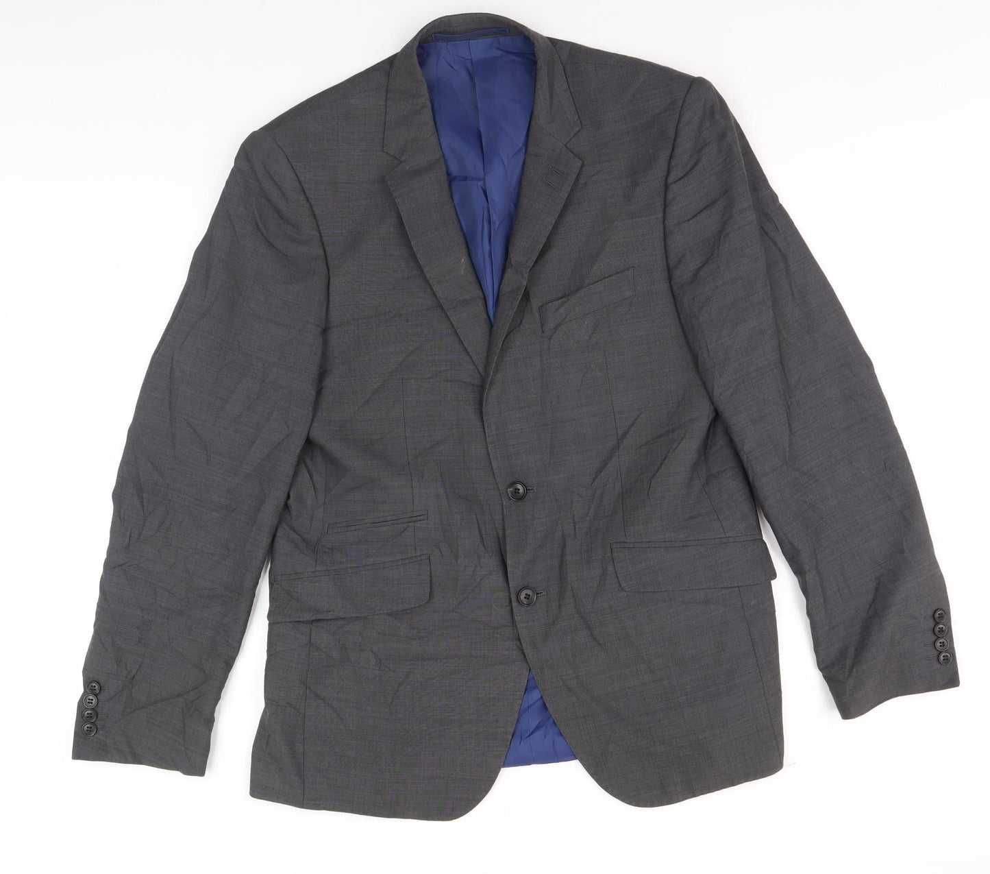 Marks & Spencer Grey Men's Blazer - Size 40 Long