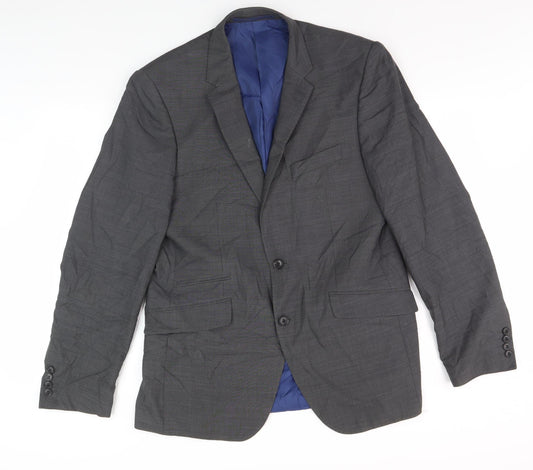 Marks & Spencer Grey Men's Blazer - Size 40 Long