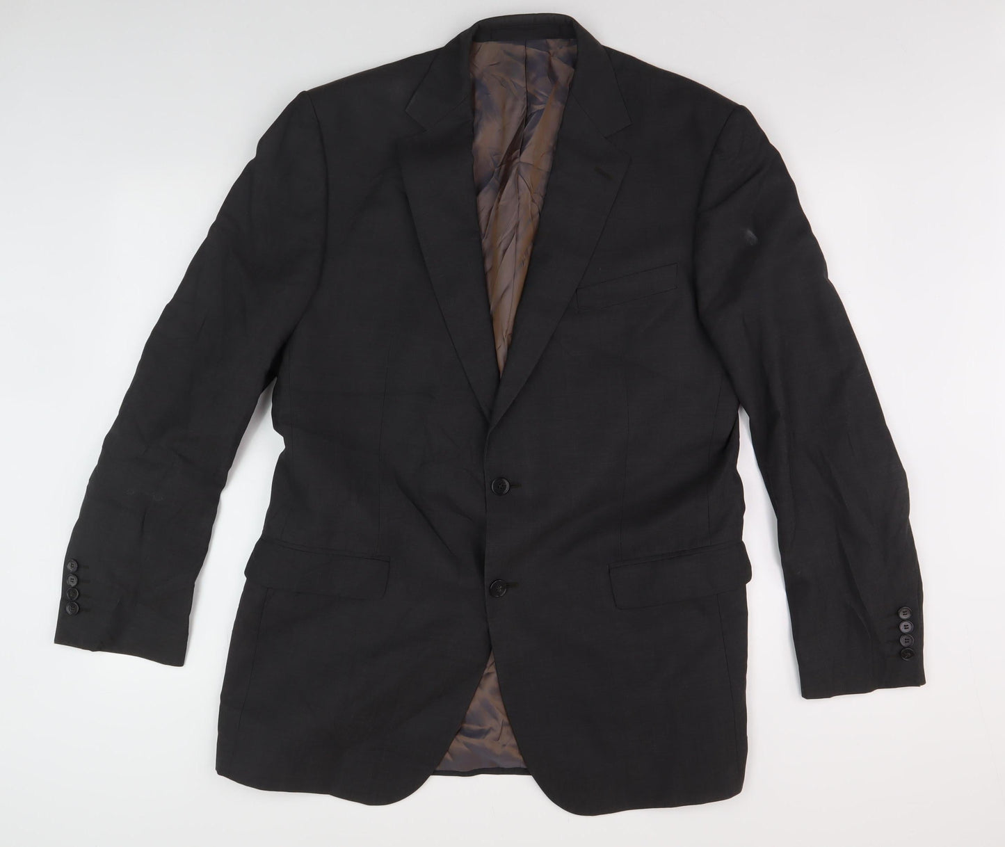 Marks and Spencer Men's Black Blazer, 42 in, Business Formal