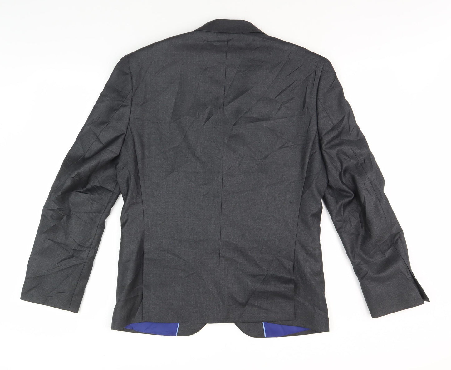 Marks and Spencer Men's Grey Blazer, Size 38