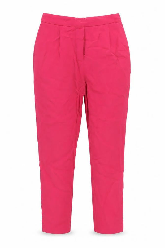 Boden Women's Red Pleated Trousers UK 10