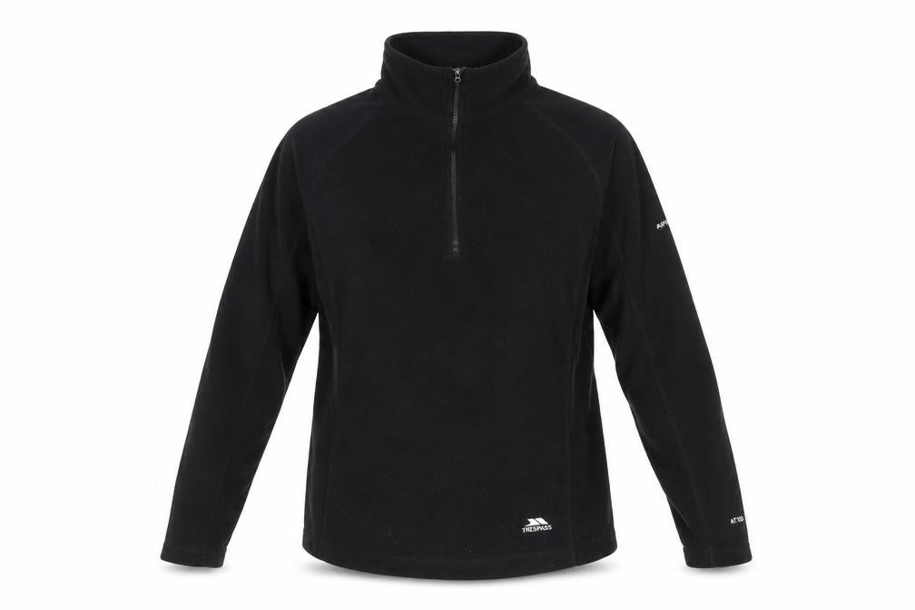 Trespass Unisex Black Fleece Pullover L