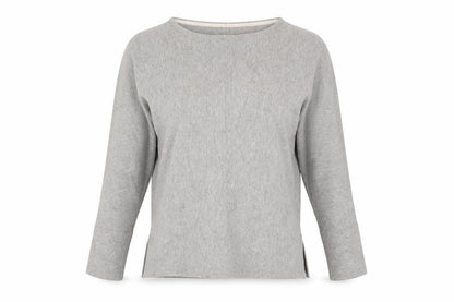 White Stuff Women's Grey Pullover, Size 10, Boat Neck