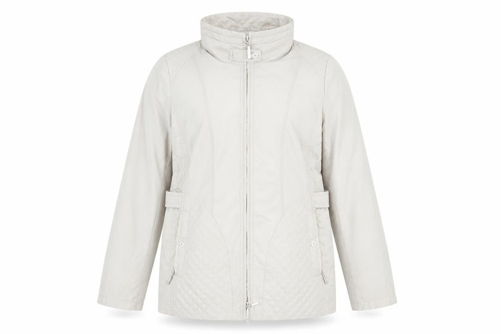 Gerry Weber Women Beige Quilted Jacket Size 18