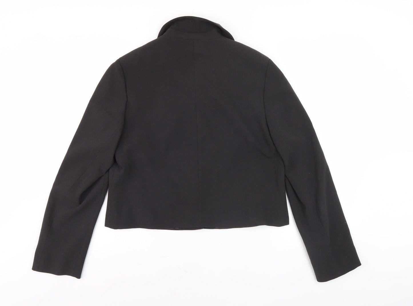 Evelin Brandt Women's Black Jacket Size 12 - Classic Style
