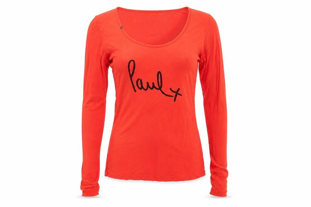 Paul Smith Women's Red Long Sleeve T-Shirt L