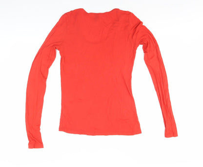 Paul Smith Women's Red Long Sleeve T-Shirt L