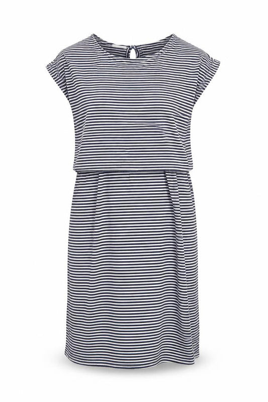 JoJo Maman Bébé Women's Striped T-Shirt Dress S