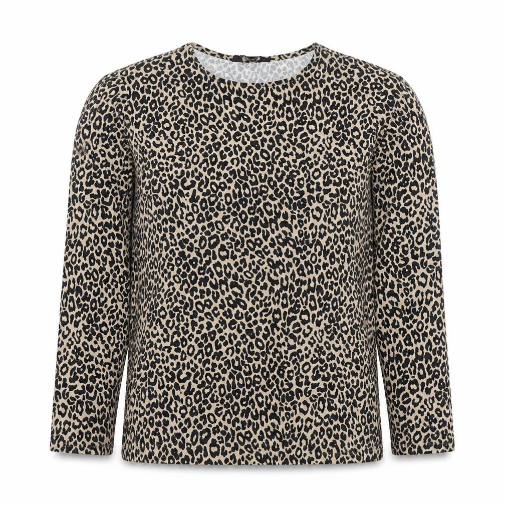 Marks & Spencer Women's Black Leopard T-Shirt
