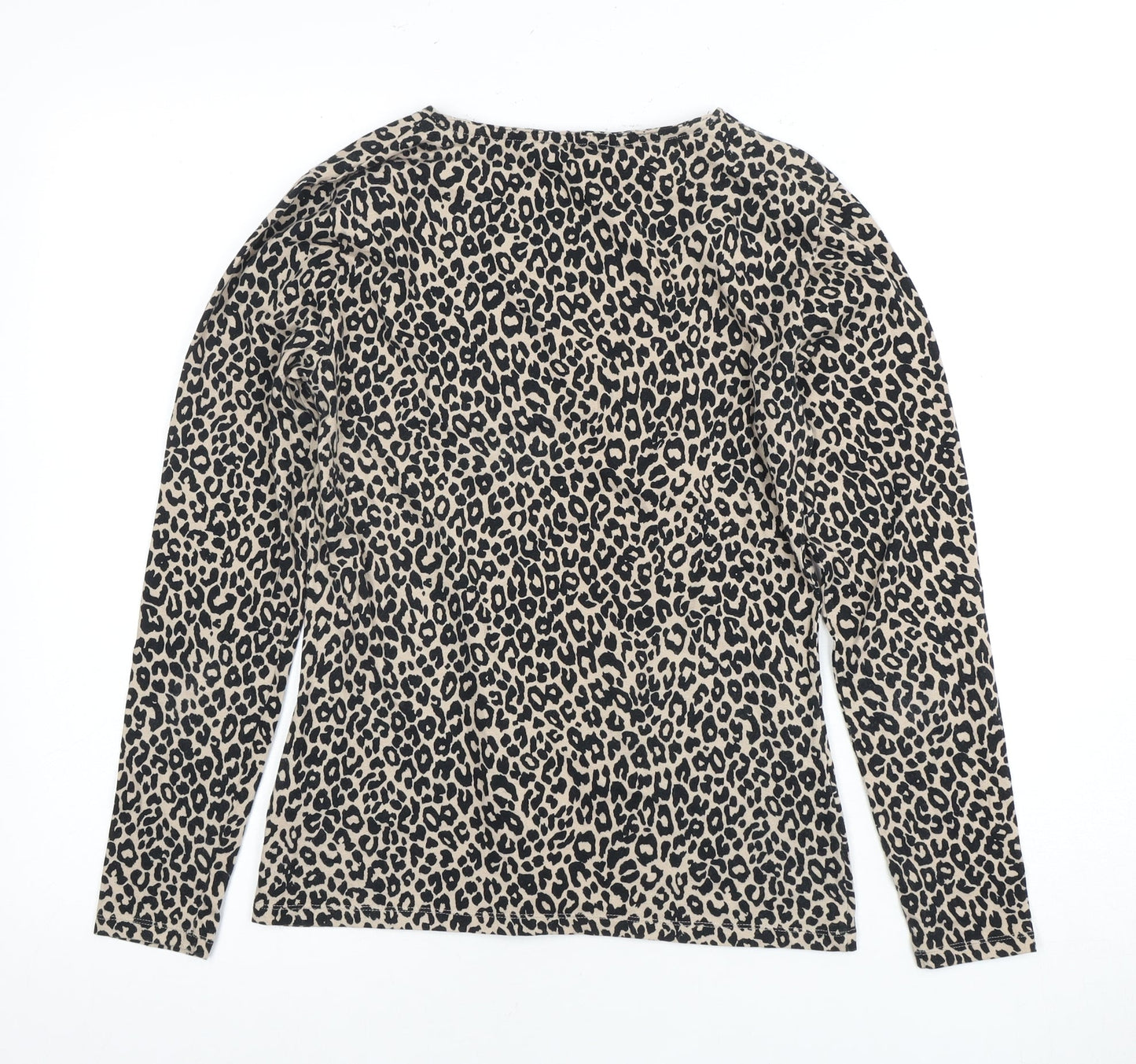 Marks and Spencer Women's Black Leopard T-Shirt