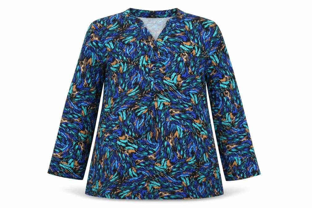 Signature Women's Multicoloured Animal Print Top M