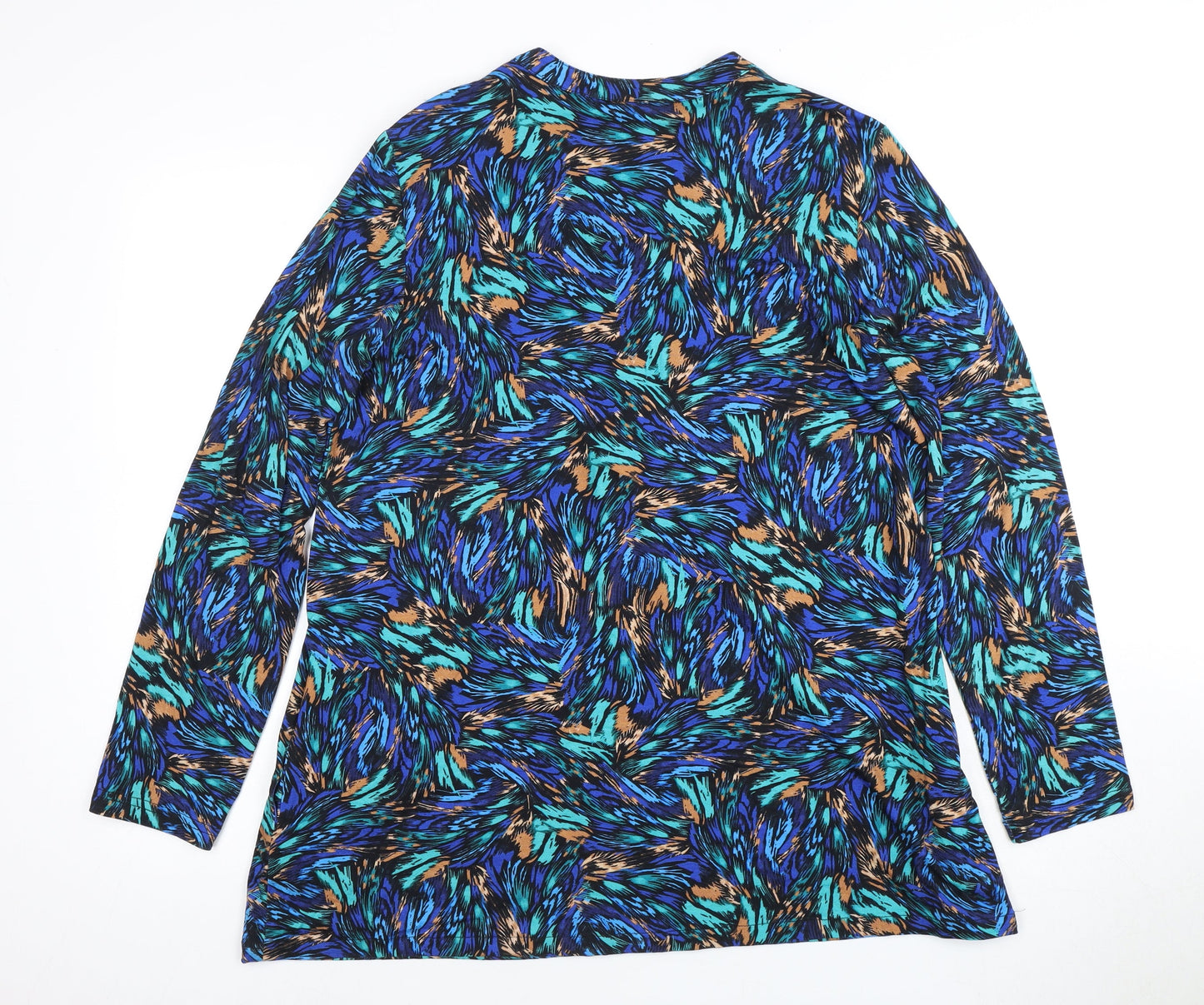 Signature Women's Multicoloured Animal Print Top M