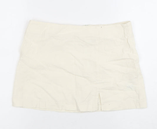 Light Before Dark Women's Ivory Short Pencil Skirt