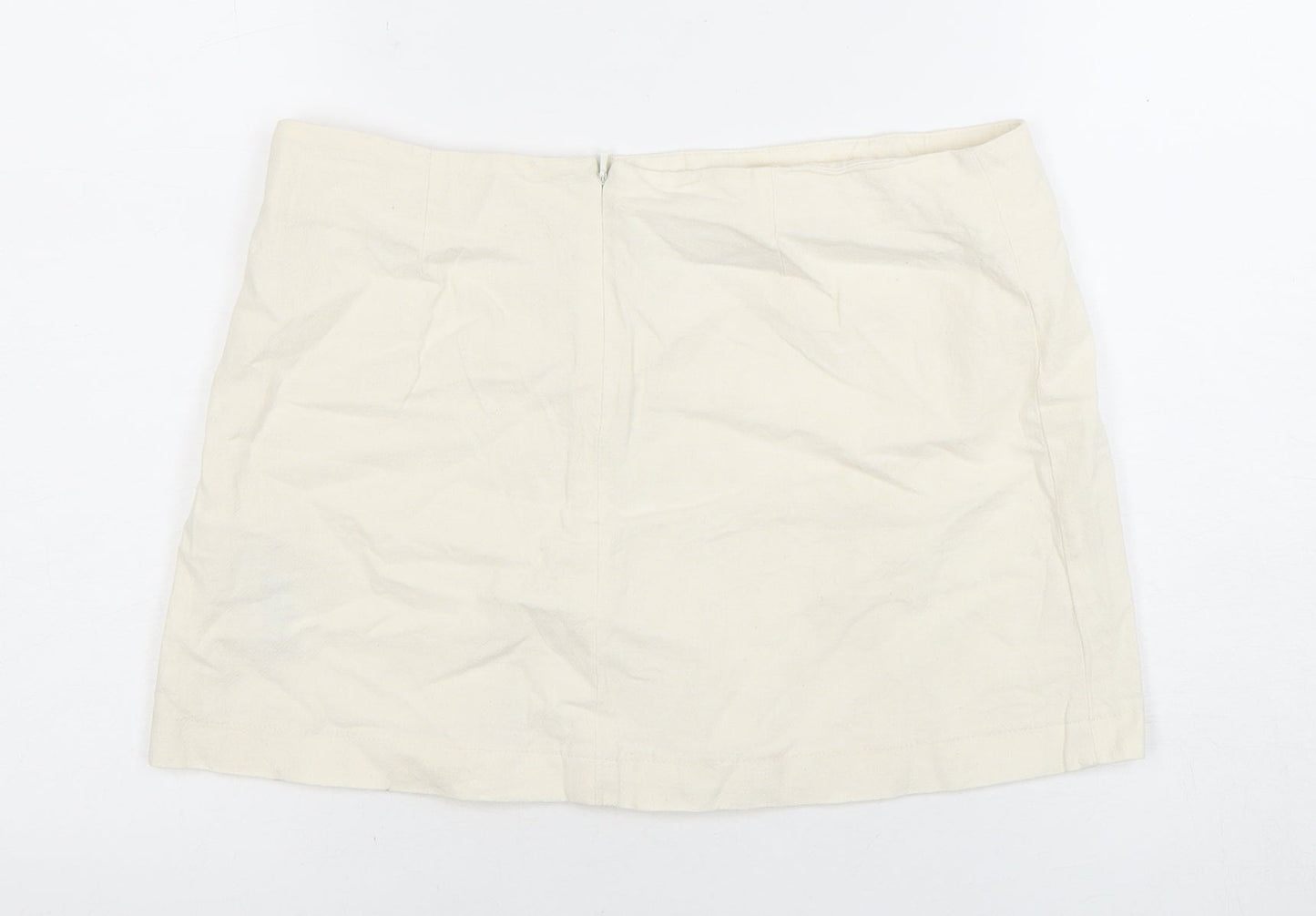 Light Before Dark Women's Ivory Short Pencil Skirt