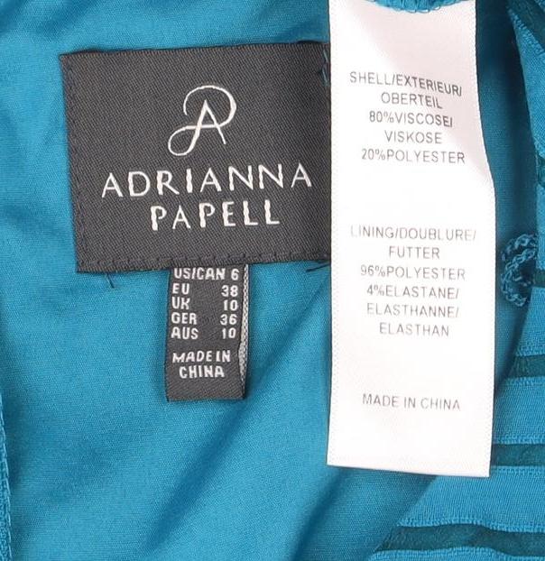 Adrianna Papell Blue Women’s Dress, Size 10, Sleeveless