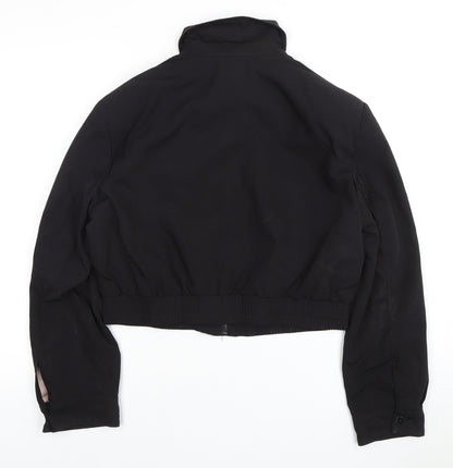 Mango Women's Black Bomber Jacket L Regular