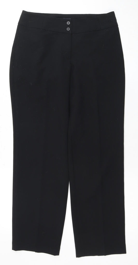 Marks and Spencer Women's Black Trousers, Size 10