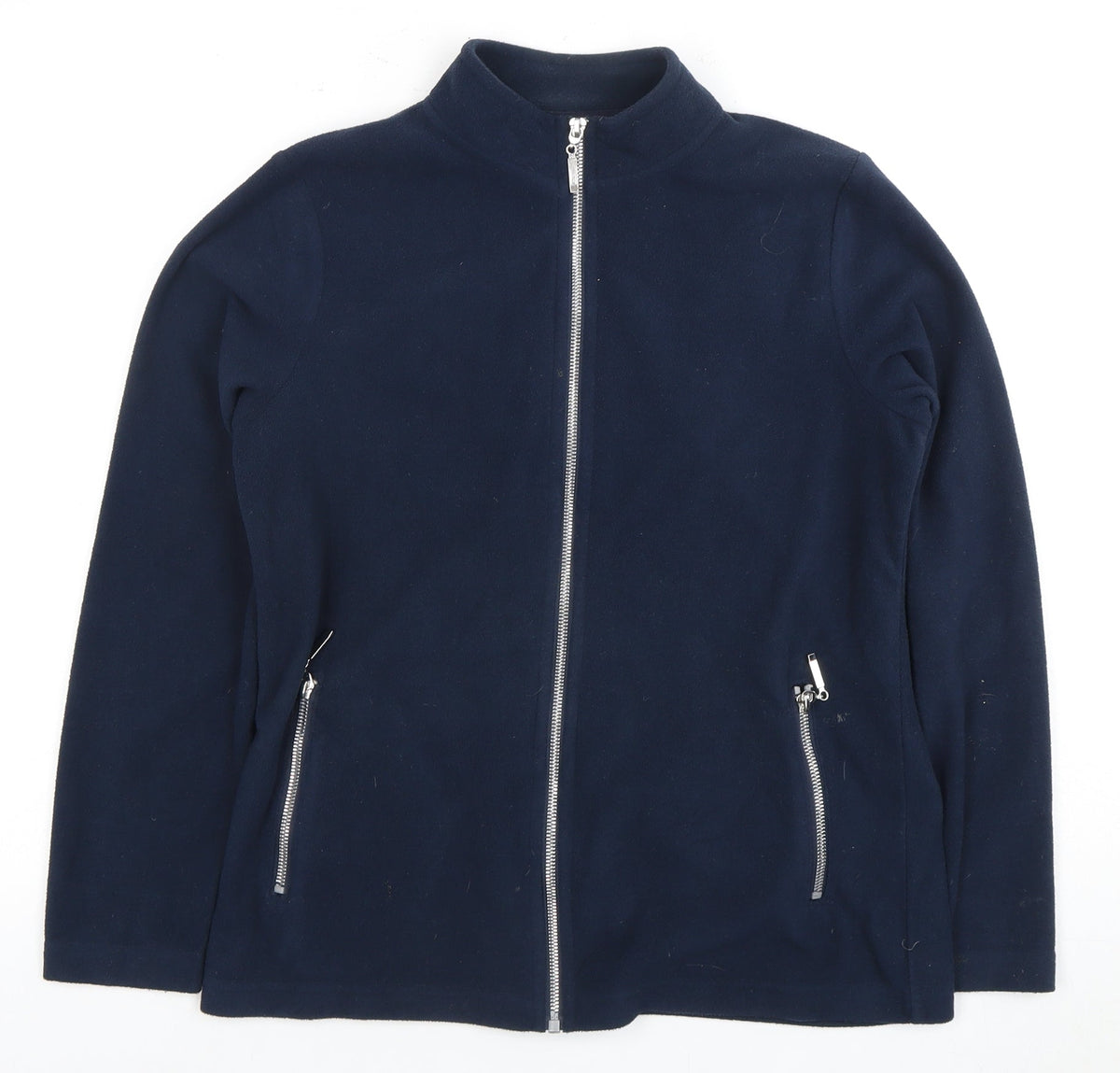 Bonmarché Women’s Blue Fleece Zip Jacket Size 10