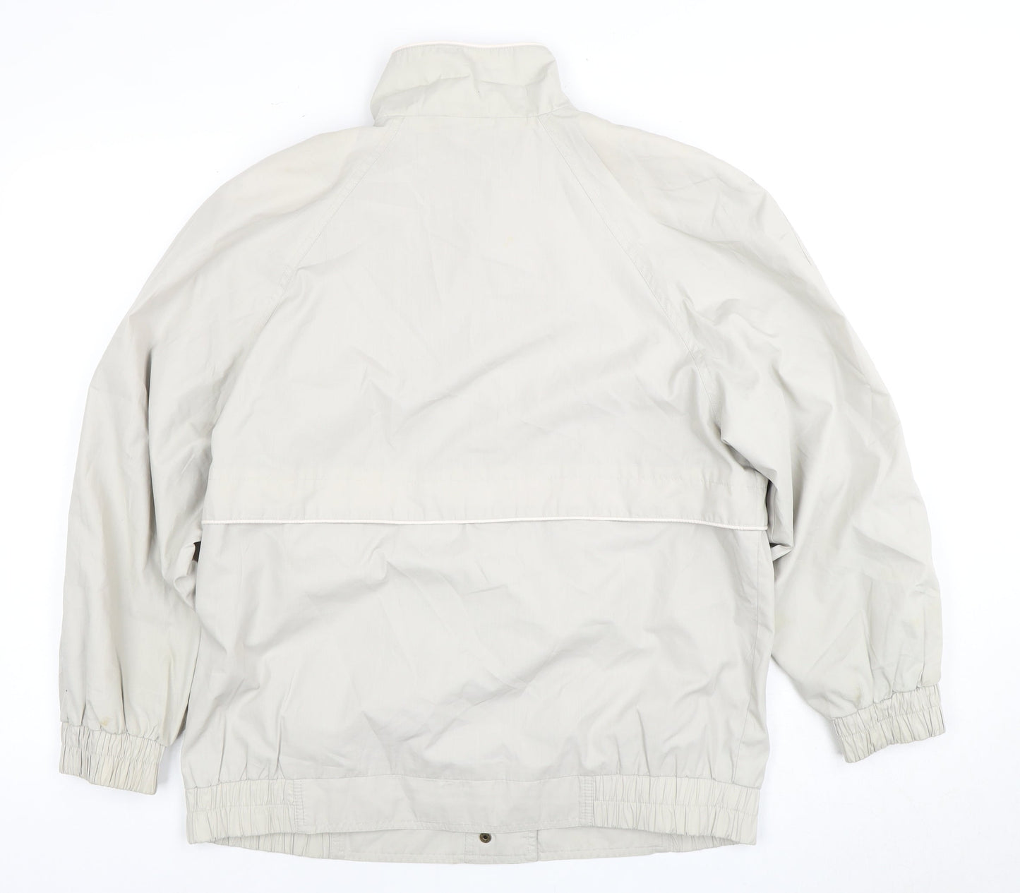 C&A Women's Beige Mid-Length Jacket - Size 10