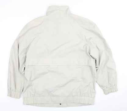 C&A Women's Beige Mid-Length Jacket - Size 10