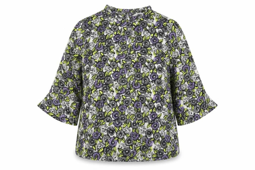 Next Women's Multicoloured Floral Blouse Size 12